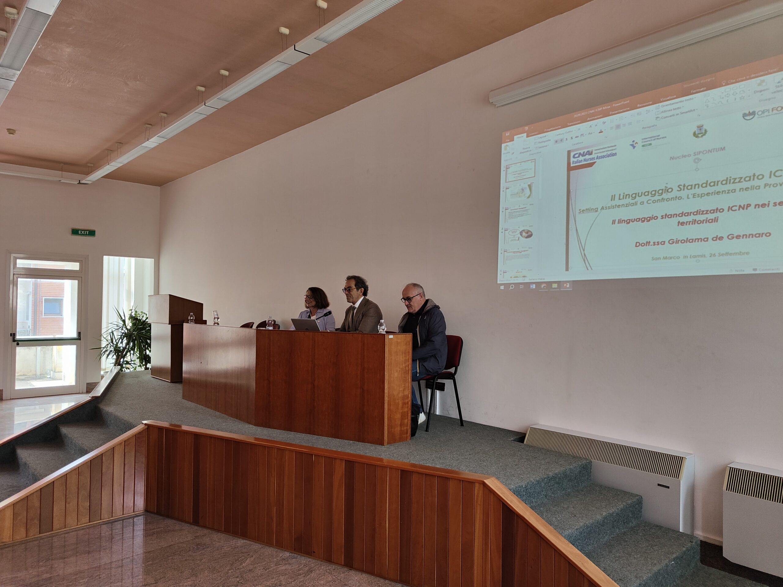 L'intervento del DG dell'ASL di Foggia, Antonio Nigri (al centro).
